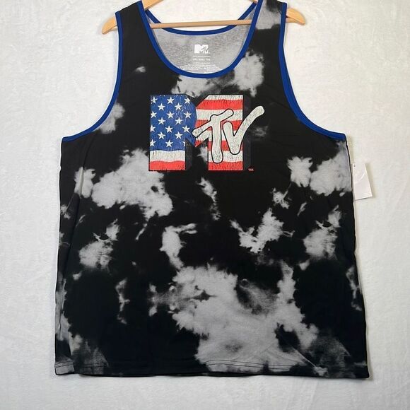 MTV tie dye tank top- NWT- Men XXL - Picture 1 of 6